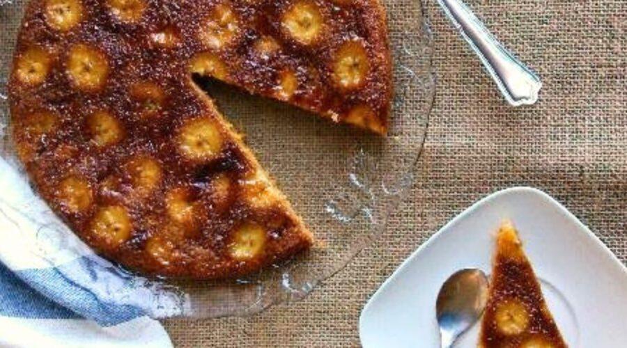 Bolo de banana com farinha integral