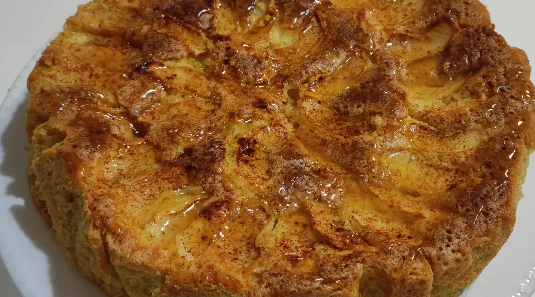 bolo de maçã e azeite