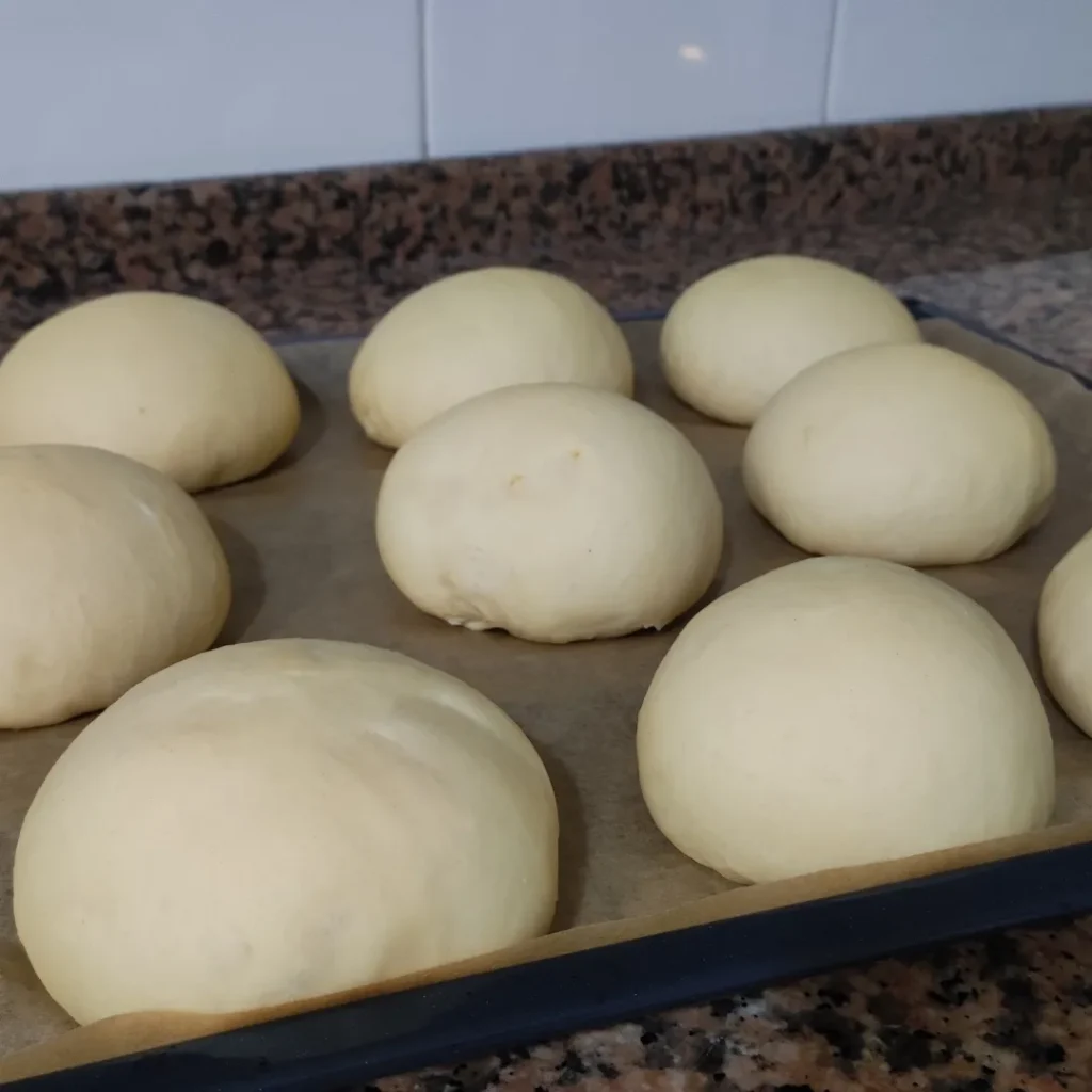 Pães de Hambúrguer Caseiros