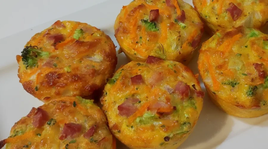 receita de muffins salgados